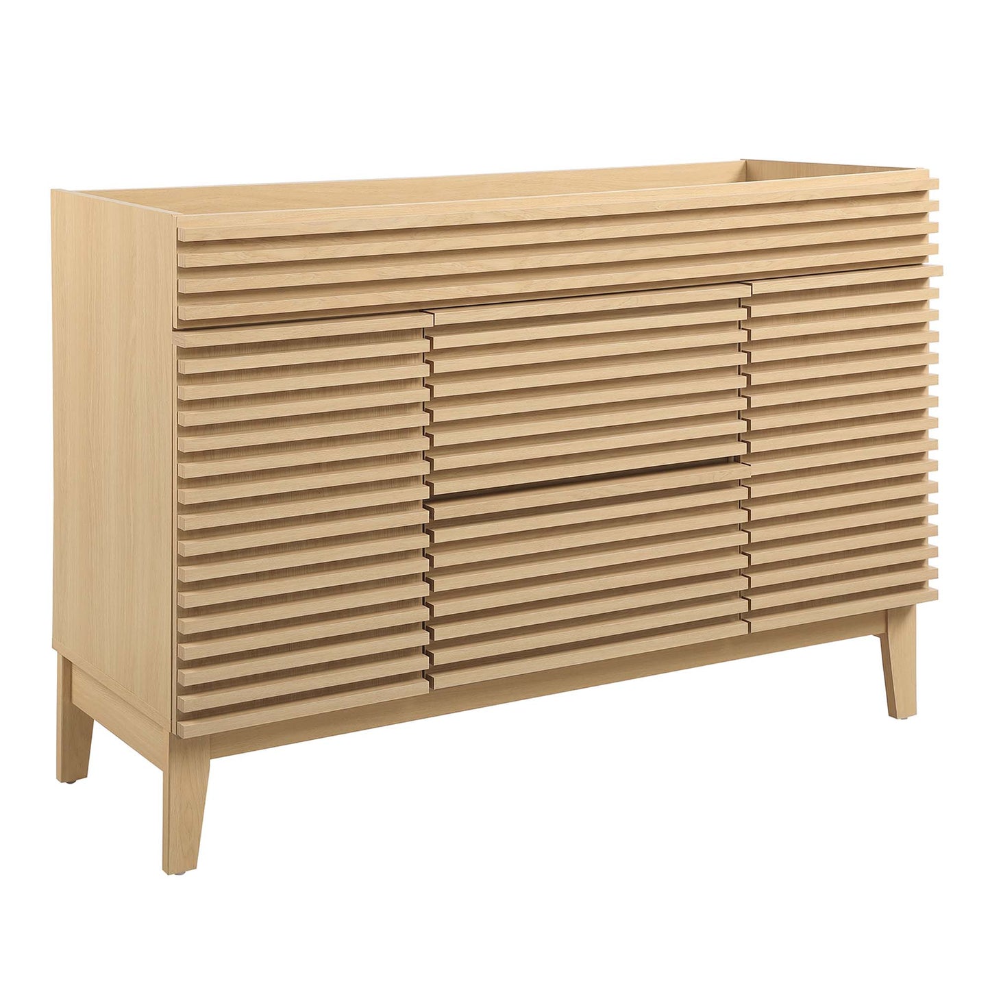 Modway - Render 48" Single Sink Compatible (not included) Bathroom Vanity Cabinet by Modway  Bathroom Vanities Brown - EEI-4341-OAK