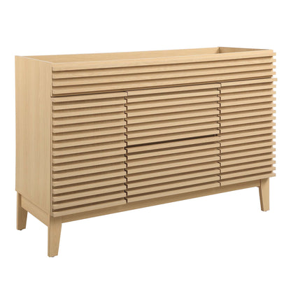 Modway - Render 48" Single Sink Compatible (not included) Bathroom Vanity Cabinet by Modway  Bathroom Vanities Brown - EEI-4341-OAK