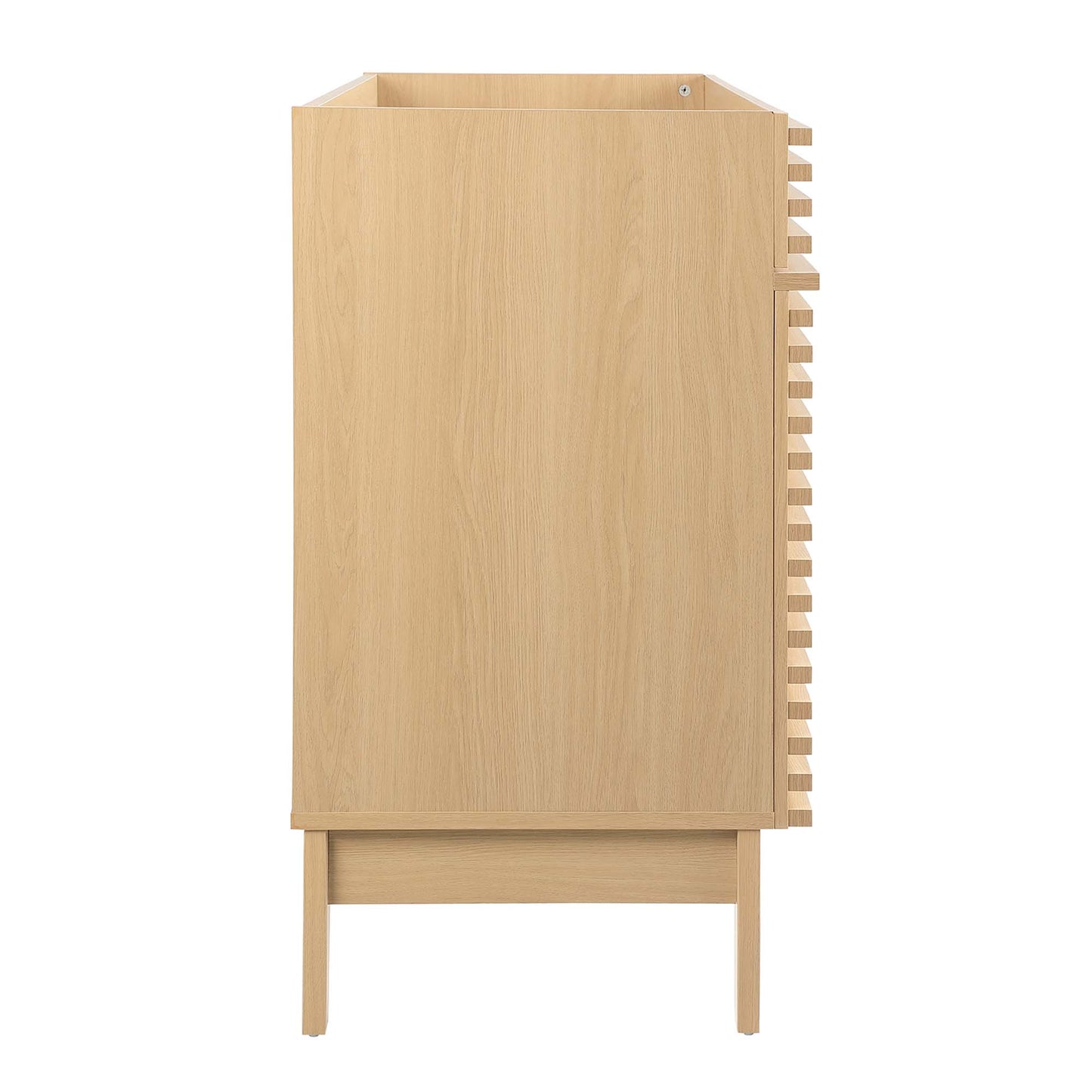 Modway - Render 48" Single Sink Compatible (not included) Bathroom Vanity Cabinet by Modway  Bathroom Vanities Brown - EEI-4341-OAK
