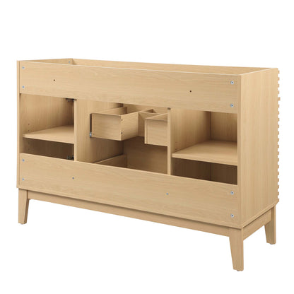 Modway - Render 48" Single Sink Compatible (not included) Bathroom Vanity Cabinet by Modway  Bathroom Vanities Brown - EEI-4341-OAK