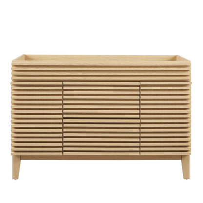 Modway - Render 48" Single Sink Compatible (not included) Bathroom Vanity Cabinet by Modway  Bathroom Vanities Brown - EEI-4341-OAK