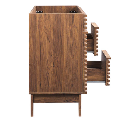 Modway - Render 48" Single Sink Compatible (not included) Bathroom Vanity Cabinet by Modway  Bathroom Vanities Brown - EEI-4341-WAL