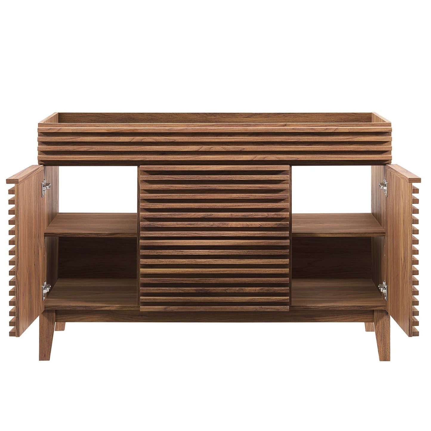 Modway - Render 48" Single Sink Compatible (not included) Bathroom Vanity Cabinet by Modway  Bathroom Vanities Brown - EEI-4341-WAL