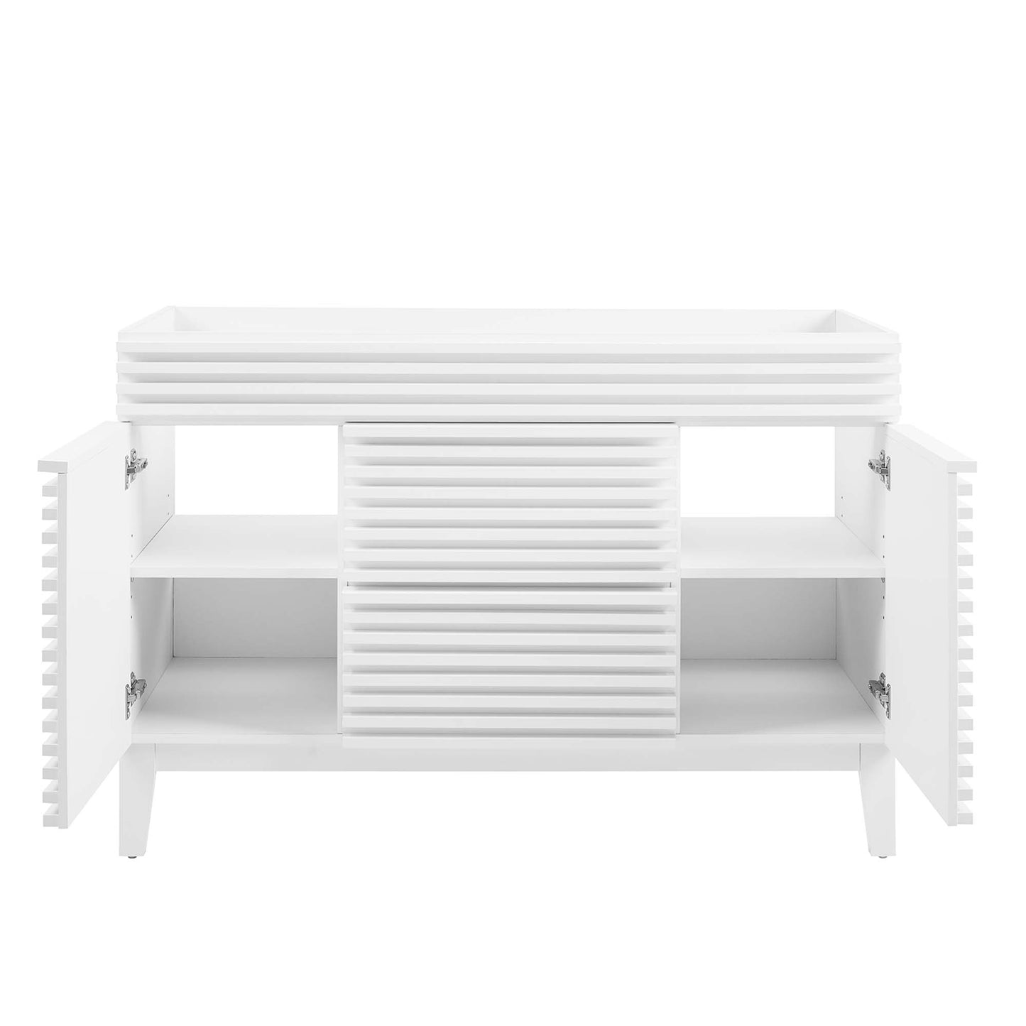 Modway Outlet Render 48" Single Sink Compatible (not included) Bathroom Vanity Cabinet by Modway  Bathroom Furniture White - EEI-4341-WHI