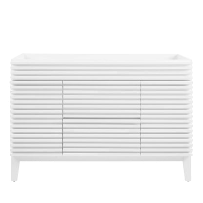 Modway Outlet Render 48" Single Sink Compatible (not included) Bathroom Vanity Cabinet by Modway  Bathroom Furniture White - EEI-4341-WHI