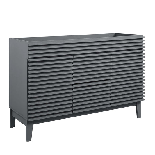 Modway Outlet Render 48" Double Sink Compatible (Not Included) Bathroom Vanity Cabinet by Modway  Bathroom Furniture Gray - EEI-4342-GRY