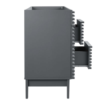 Modway Outlet Render 48" Double Sink Compatible (Not Included) Bathroom Vanity Cabinet by Modway  Bathroom Furniture Gray - EEI-4342-GRY