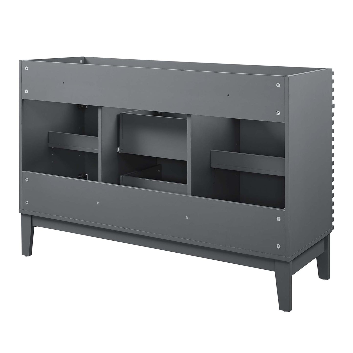 Modway Outlet Render 48" Double Sink Compatible (Not Included) Bathroom Vanity Cabinet by Modway  Bathroom Furniture Gray - EEI-4342-GRY