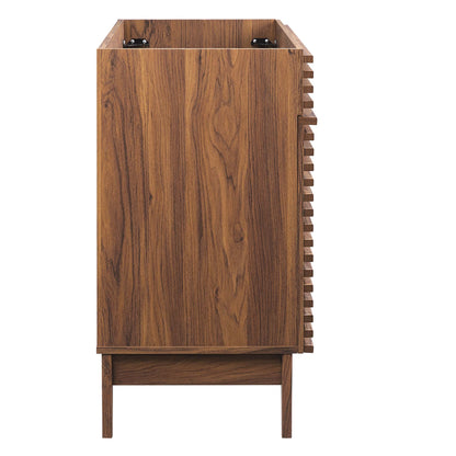 Modway - Render 48" Double Sink Compatible (Not Included) Bathroom Vanity Cabinet by Modway  Bathroom Vanities Brown - EEI-4342-WAL