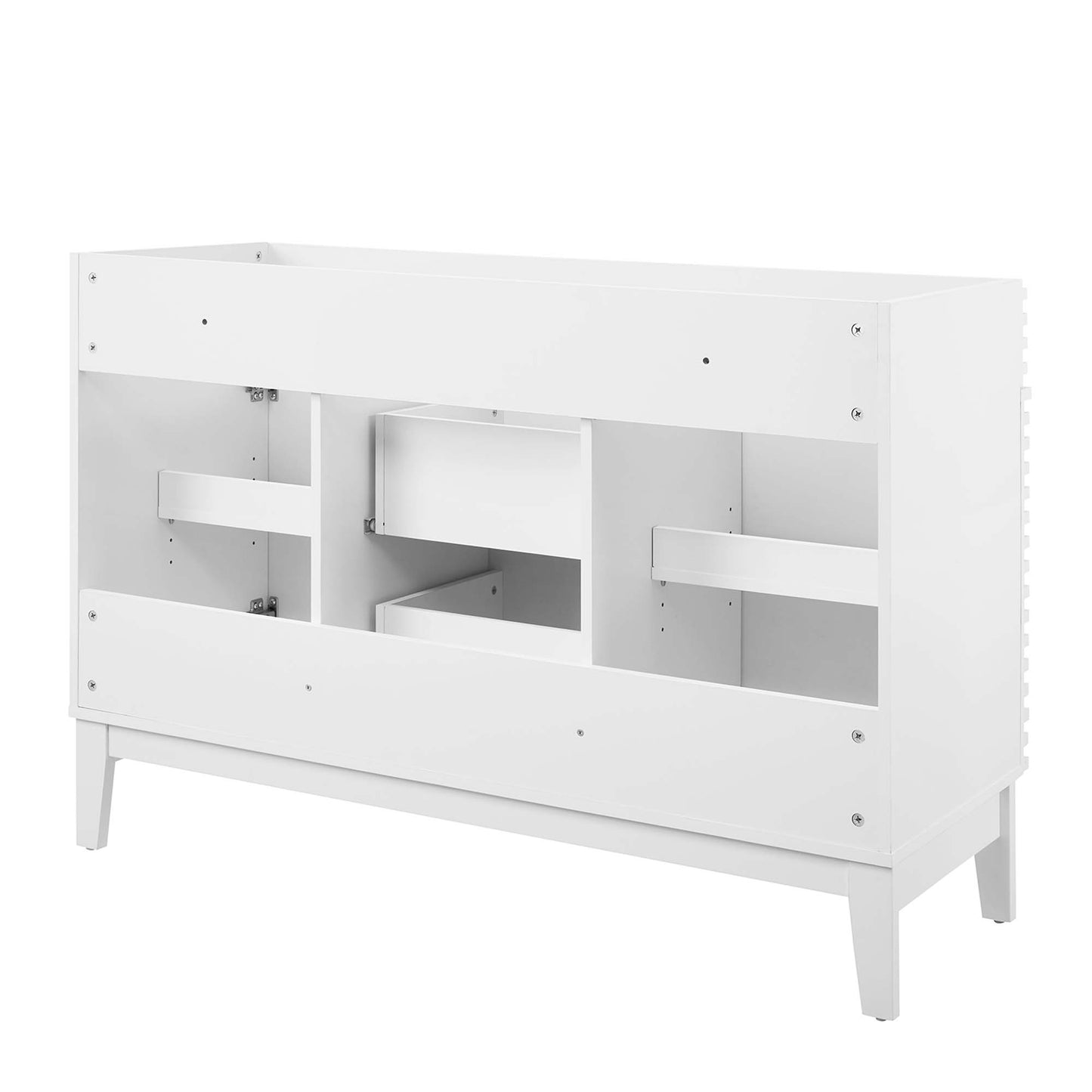 Modway Outlet Render 48" Double Sink Compatible (Not Included) Bathroom Vanity Cabinet by Modway  Bathroom Furniture White - EEI-4342-WHI