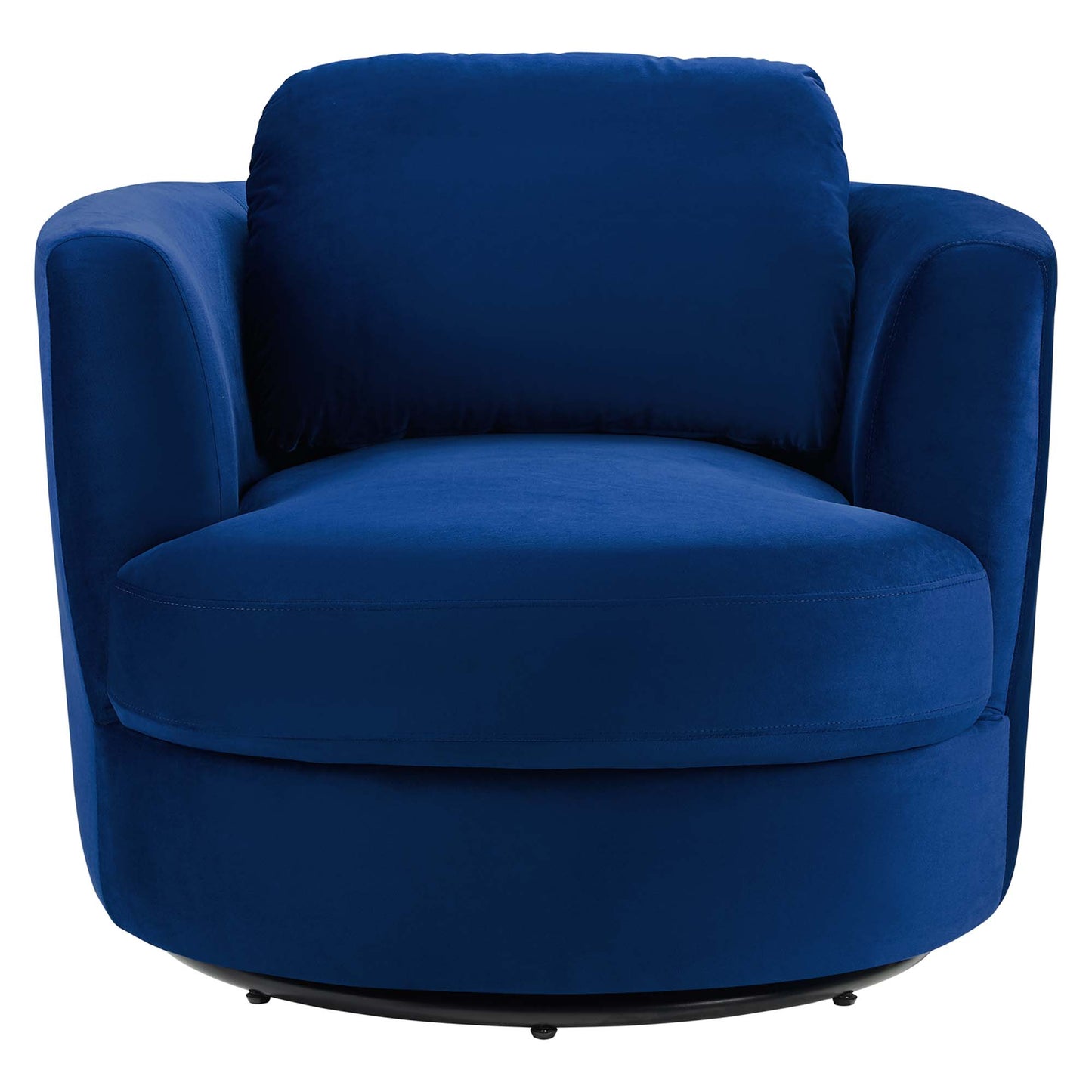Modway Outlet Pirouette Performance Velvet Swivel Armchair by Modway  Living Room Furniture Navy - EEI-4345-NAV