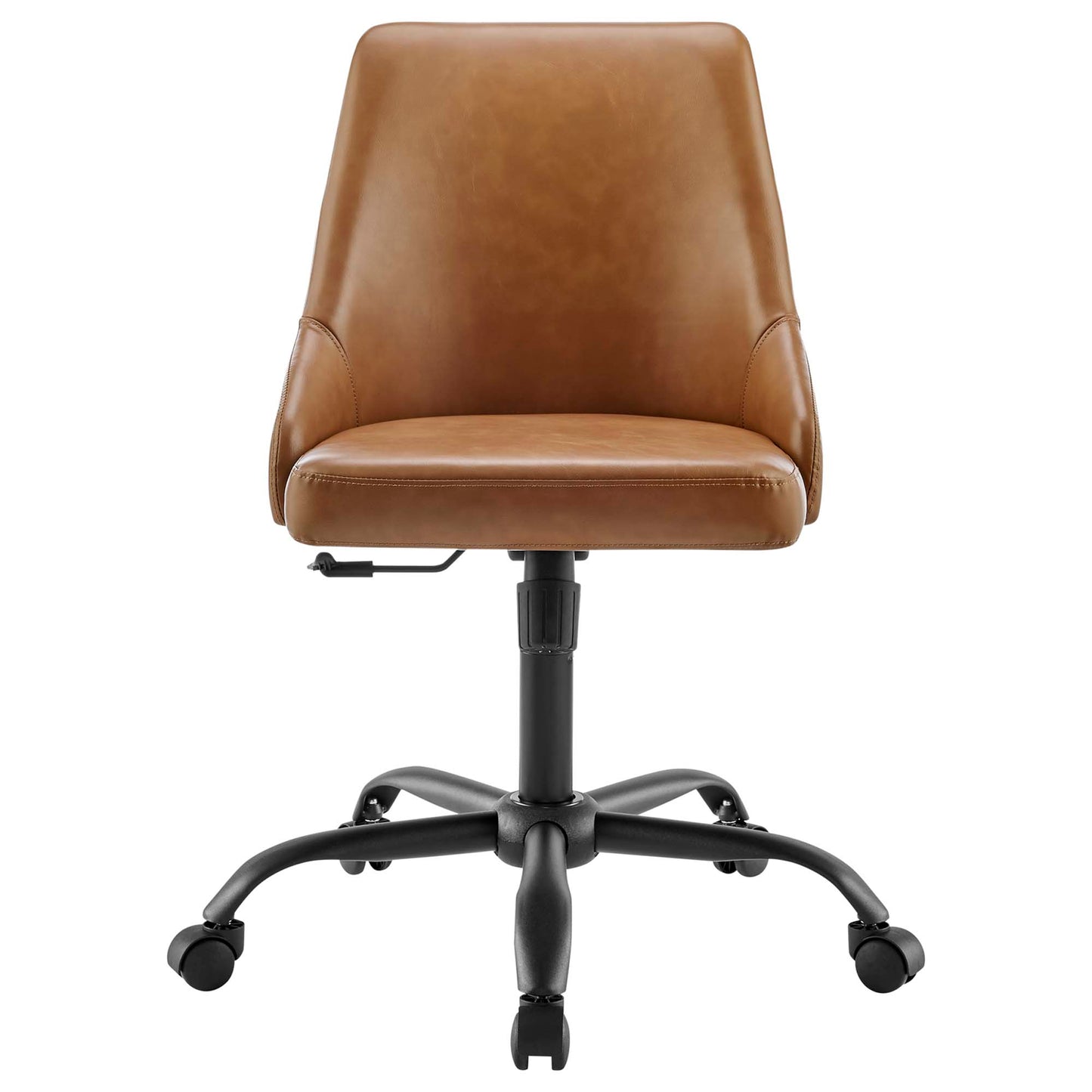 Modway - Designate Swivel Vegan Leather Office Chair by Modway  Office Furniture Office Chairs Brown - EEI-4372-BLK-TAN