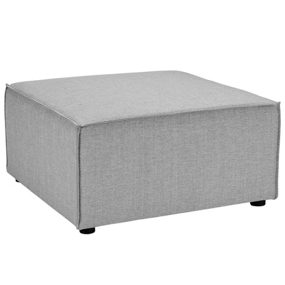 Modway - Saybrook Outdoor Patio Upholstered Loveseat and Ottoman Set by Modway  Outdoor Furniture Sofa Sectionals Gray - EEI-4378-GRY