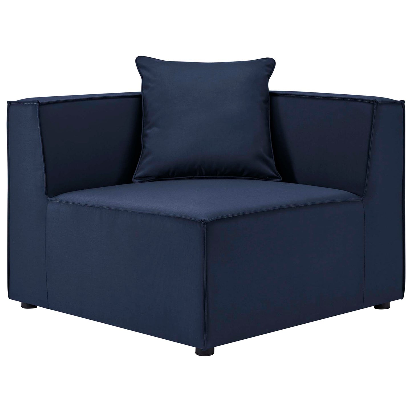 Modway - Saybrook 4-Piece Outdoor Patio Upholstered Sectional Sofa by Modway  Outdoor Furniture Sofa Sectionals Blue - EEI-4380-NAV