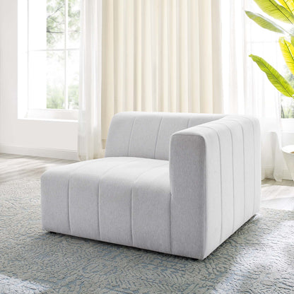 Modway Outlet Bartlett Upholstered Fabric Right-Arm Chair by Modway  Living Room Furniture Ivory - EEI-4394-IVO
