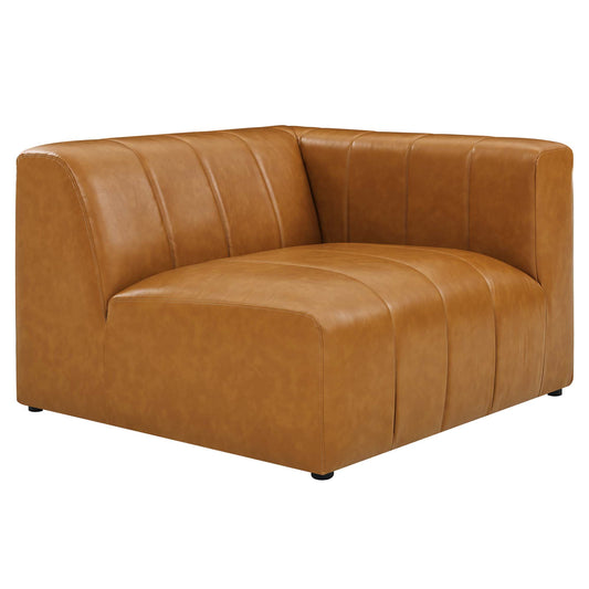 Modway - Bartlett Vegan Leather Right-Arm Chair by Modway  Living Room Sofas and Armchairs Brown - EEI-4395-TAN