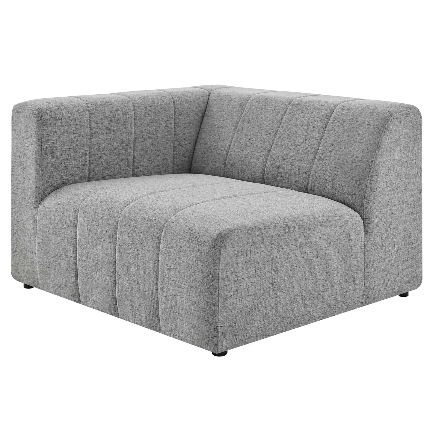Modway Outlet Bartlett Upholstered Fabric Left-Arm Chair by Modway  Living Room Furniture Light Gray - EEI-4396-LGR