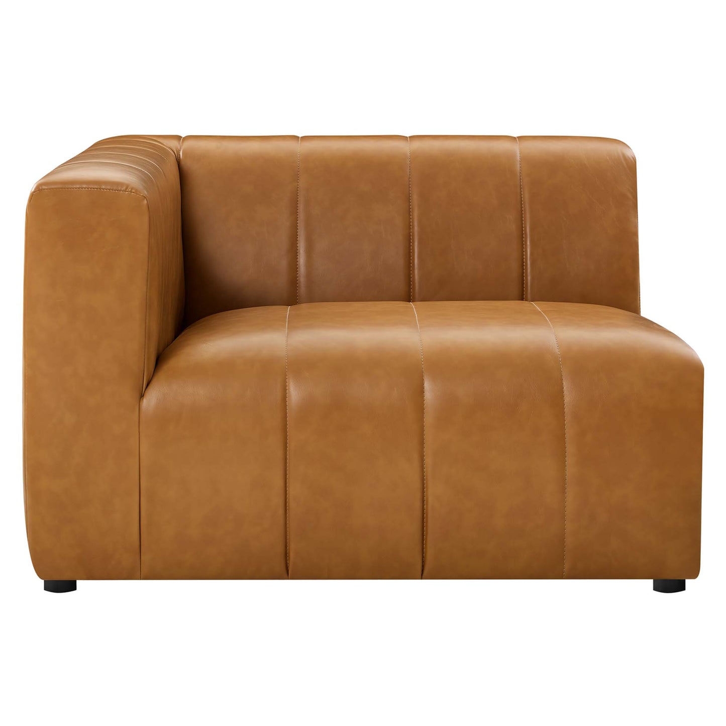 Modway - Bartlett Vegan Leather Left-Arm Chair by Modway  Living Room Sofas and Armchairs Brown - EEI-4397-TAN