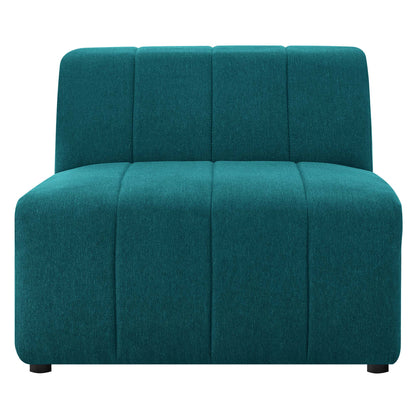 Modway Outlet Bartlett Upholstered Fabric Armless Chair by Modway  Living Room Furniture Teal - EEI-4398-TEA