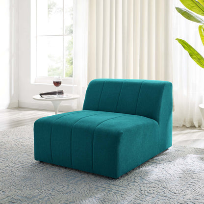 Modway Outlet Bartlett Upholstered Fabric Armless Chair by Modway  Living Room Furniture Teal - EEI-4398-TEA