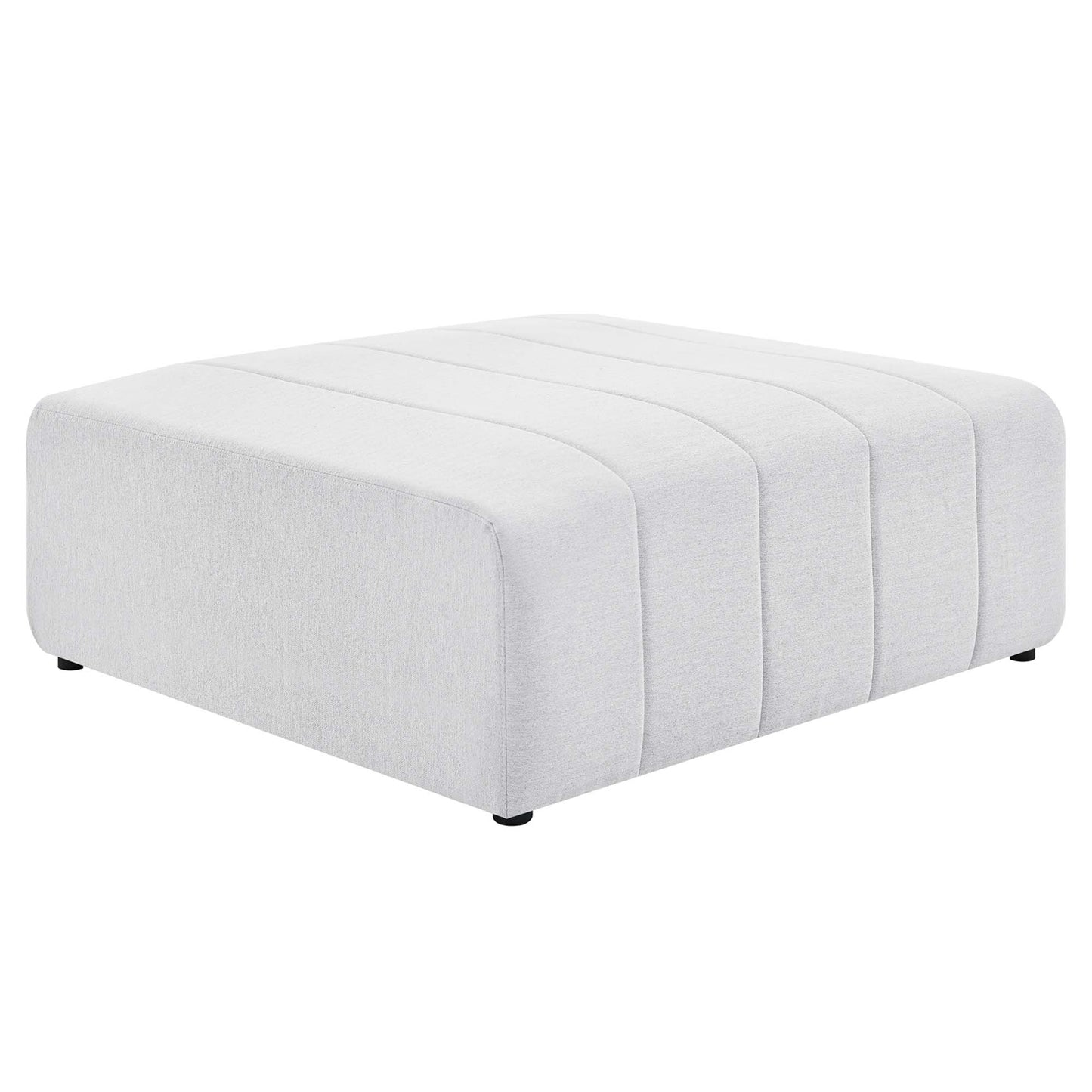 Modway Outlet Bartlett Upholstered Fabric Ottoman by Modway  Living Room Furniture Ivory - EEI-4400-IVO