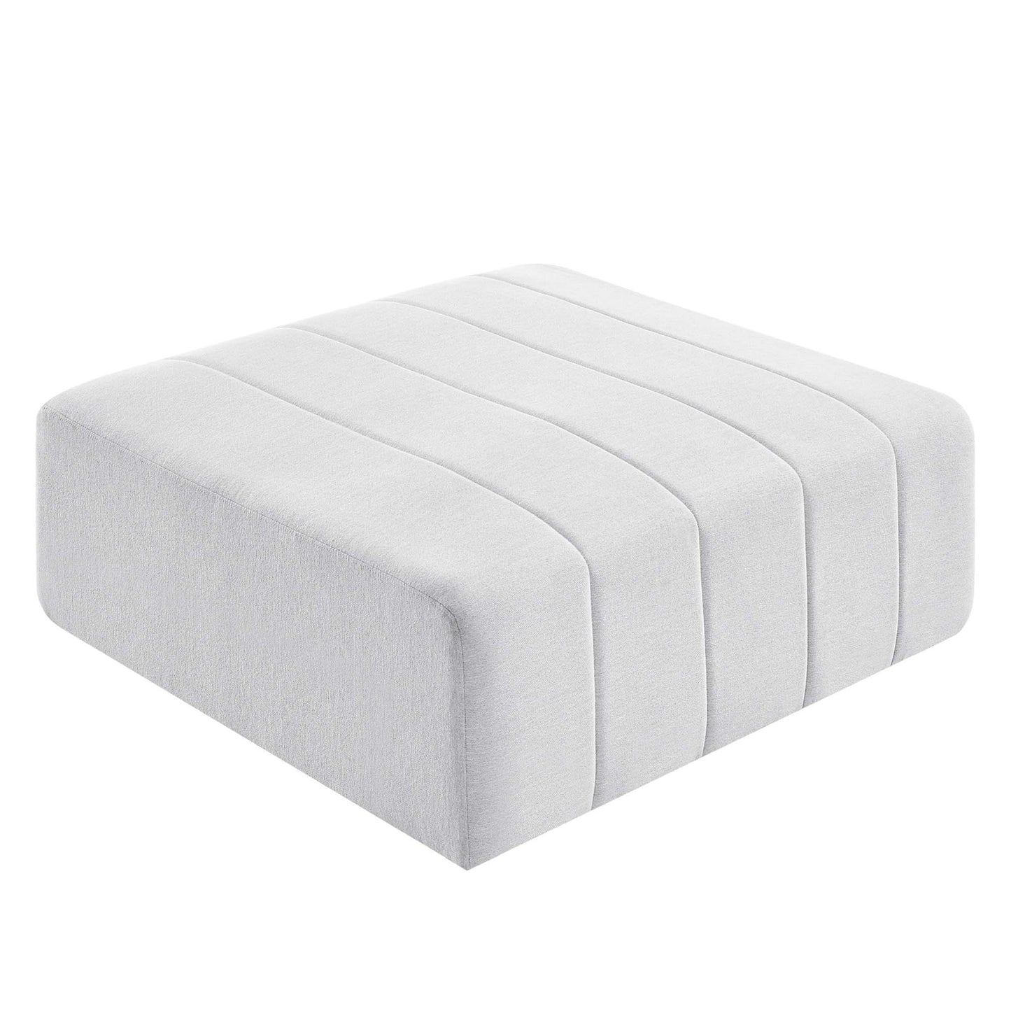 Modway Outlet Bartlett Upholstered Fabric Ottoman by Modway  Living Room Furniture Ivory - EEI-4400-IVO