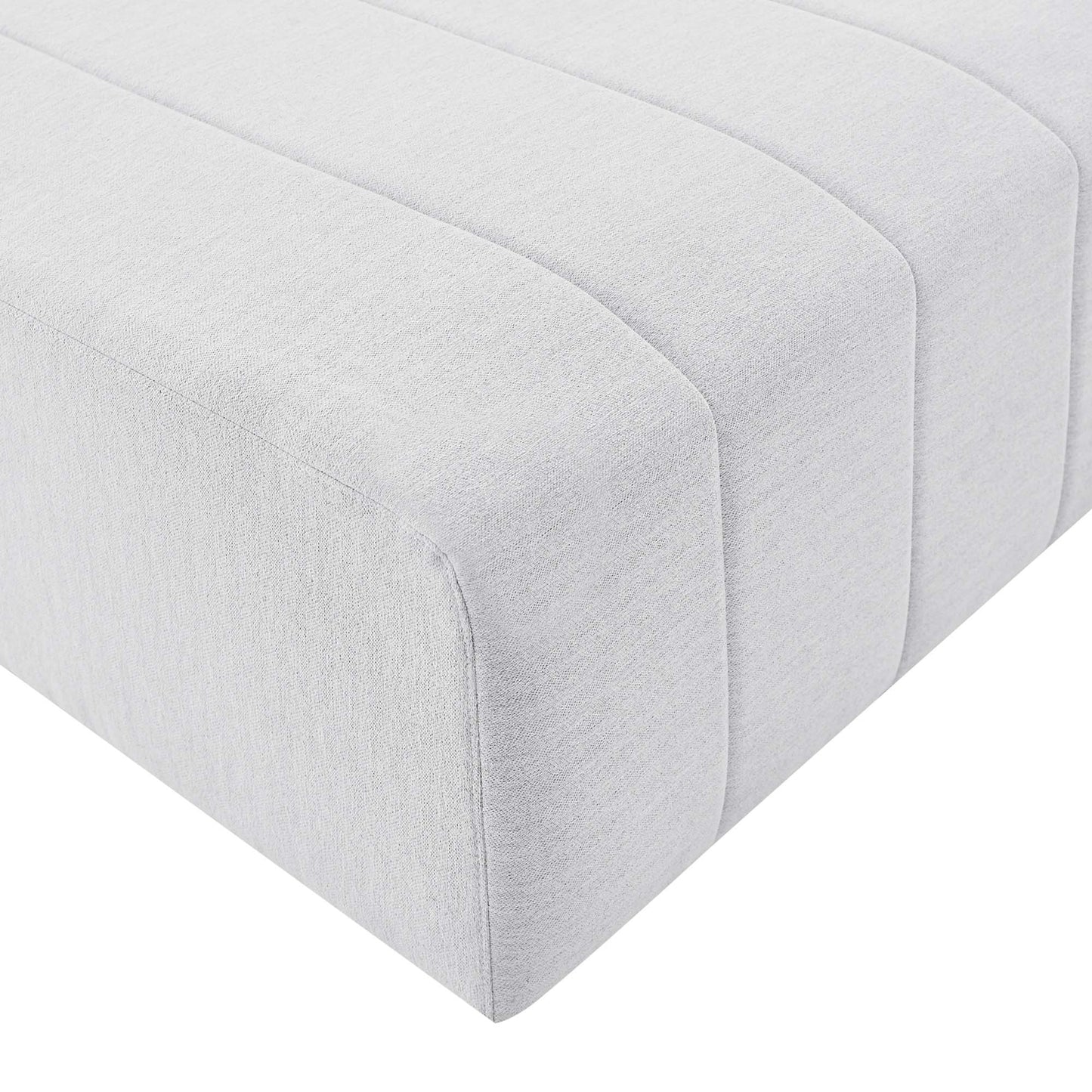 Modway Outlet Bartlett Upholstered Fabric Ottoman by Modway  Living Room Furniture Ivory - EEI-4400-IVO