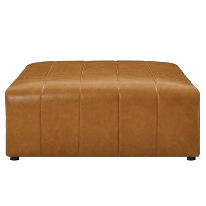 Modway - Bartlett Vegan Leather Ottoman by Modway  Living Room Sofas and Armchairs Brown - EEI-4401-TAN