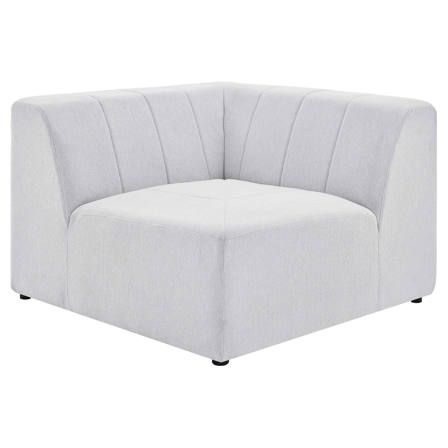 Modway Outlet Bartlett Upholstered Fabric Corner Chair by Modway  Living Room Furniture Ivory - EEI-4402-IVO