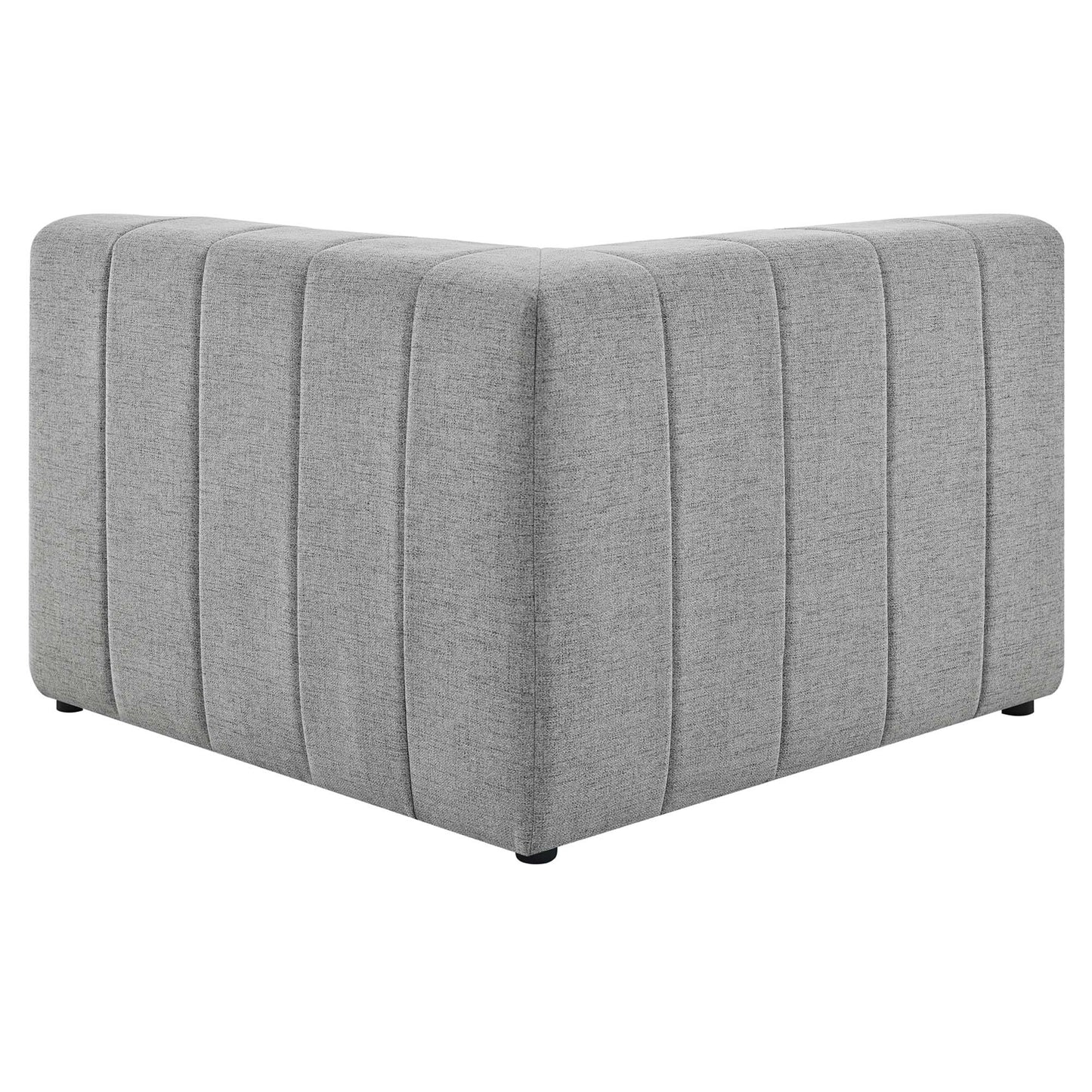 Modway Outlet Bartlett Upholstered Fabric Corner Chair by Modway  Living Room Furniture Light Gray - EEI-4402-LGR