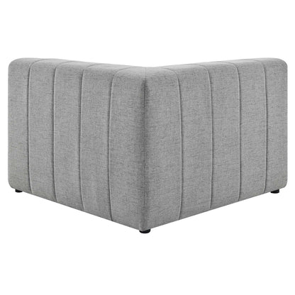 Modway Outlet Bartlett Upholstered Fabric Corner Chair by Modway  Living Room Furniture Light Gray - EEI-4402-LGR