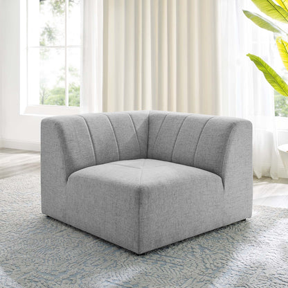 Modway Outlet Bartlett Upholstered Fabric Corner Chair by Modway  Living Room Furniture Light Gray - EEI-4402-LGR