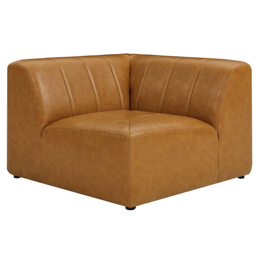Modway - Bartlett Vegan Leather Corner Chair by Modway  Living Room Sofas and Armchairs Brown - EEI-4403-TAN