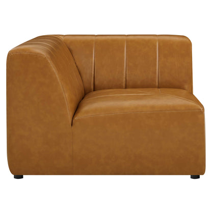 Modway - Bartlett Vegan Leather Corner Chair by Modway  Living Room Sofas and Armchairs Brown - EEI-4403-TAN