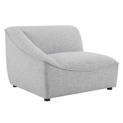 Modway Outlet Comprise Left-Arm Sectional Sofa Chair by Modway  Living Room Furniture Light Gray - EEI-4415-LGR