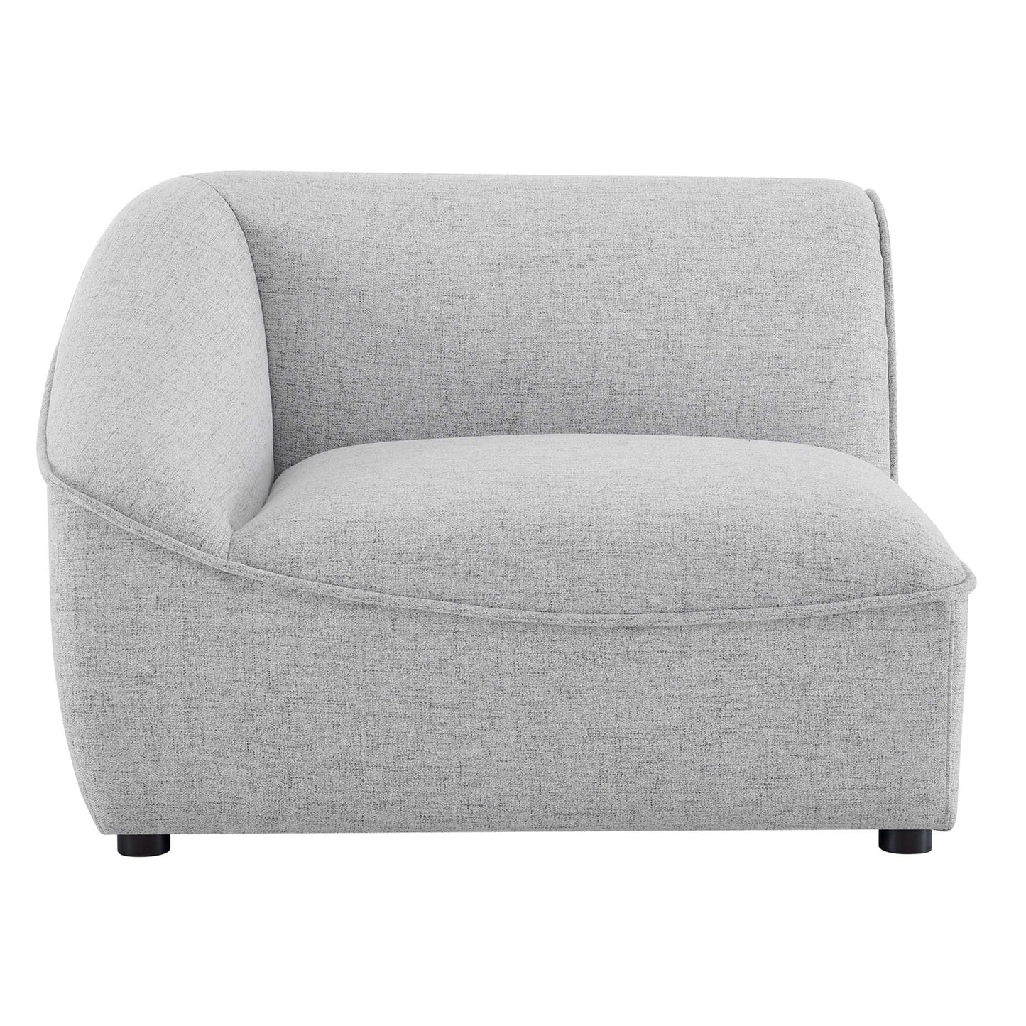 Modway Outlet Comprise Left-Arm Sectional Sofa Chair by Modway  Living Room Furniture Light Gray - EEI-4415-LGR