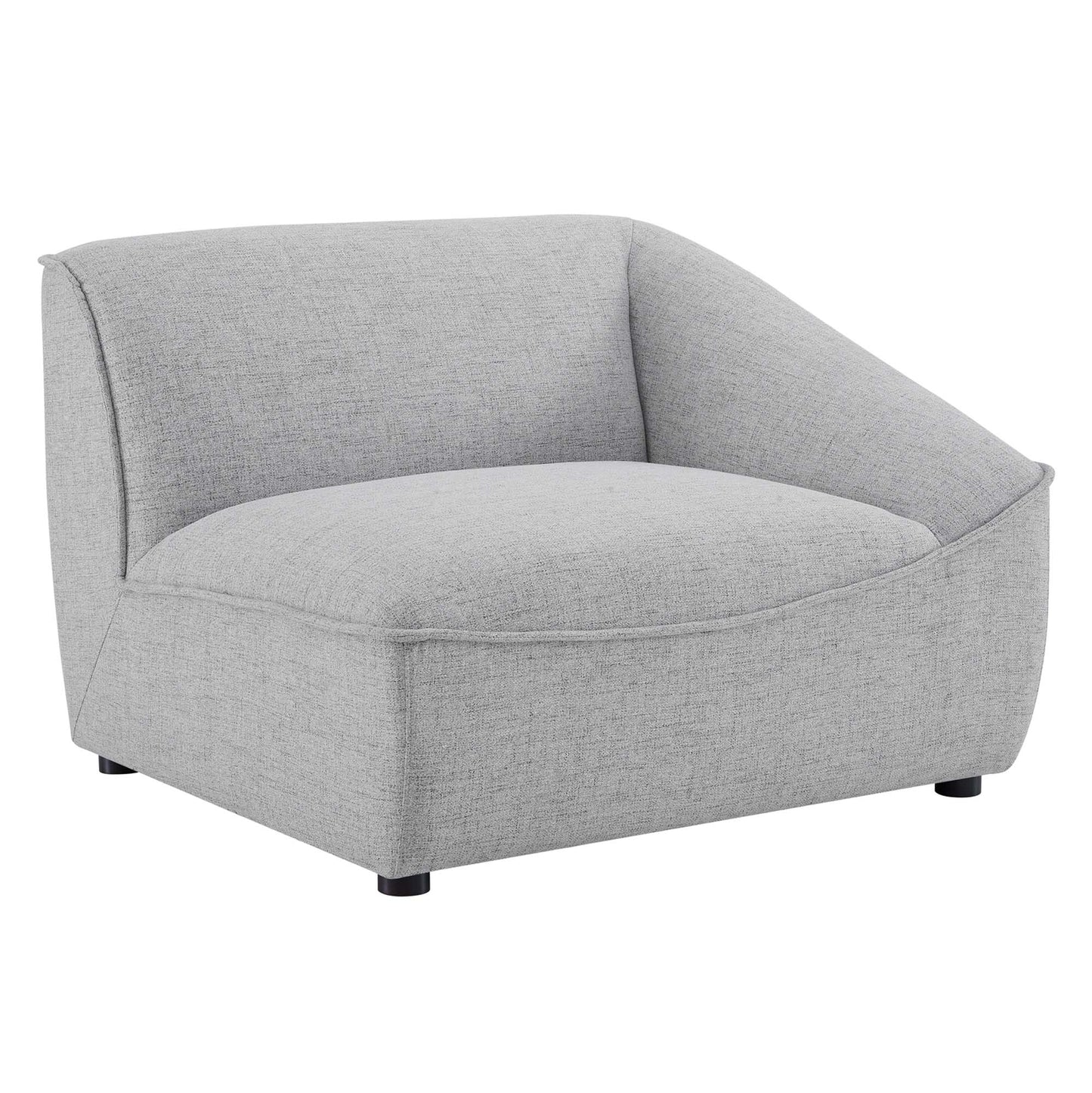 Modway Outlet Comprise Right-Arm Sectional Sofa Chair by Modway  Living Room Furniture Light Gray - EEI-4416-LGR