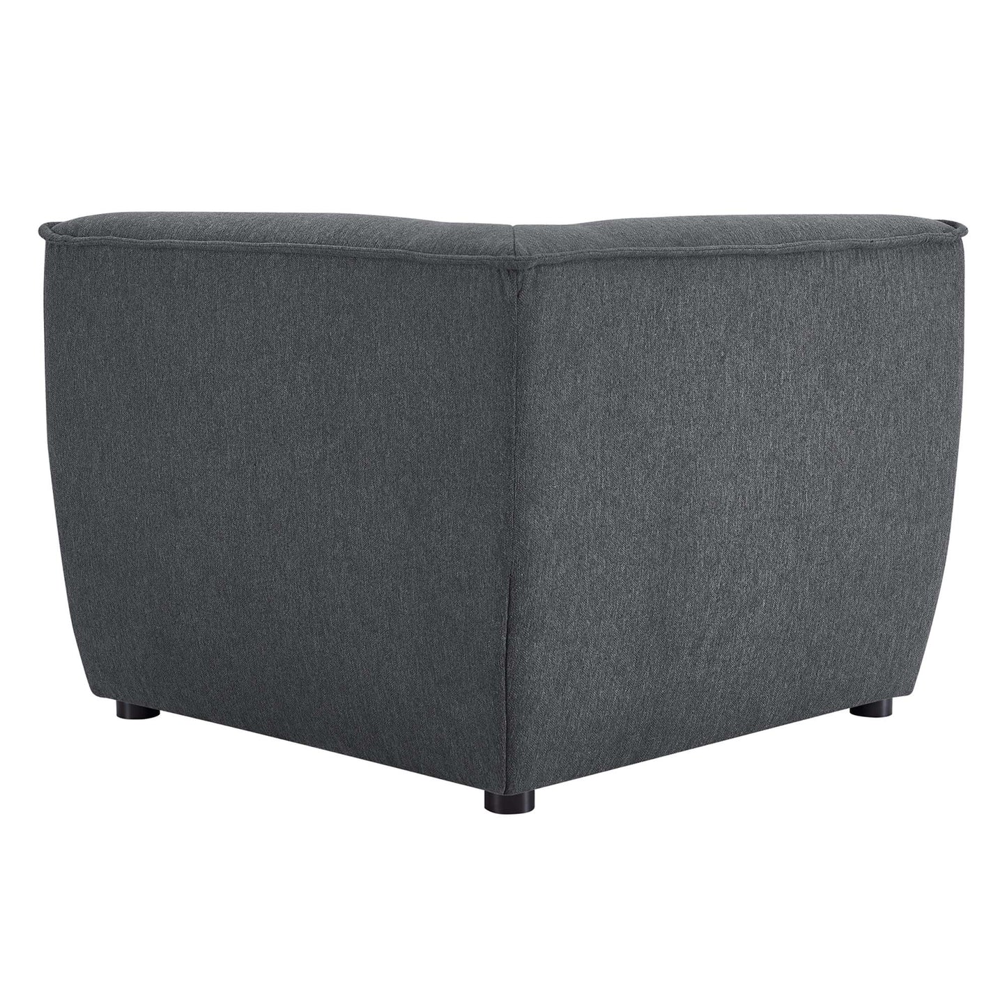 Modway Outlet Comprise Corner Sectional Sofa Chair by Modway  Living Room Furniture Charcoal - EEI-4417-CHA