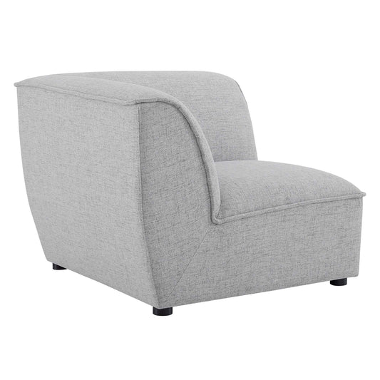 Modway Outlet Comprise Corner Sectional Sofa Chair by Modway  Living Room Furniture Light Gray - EEI-4417-LGR