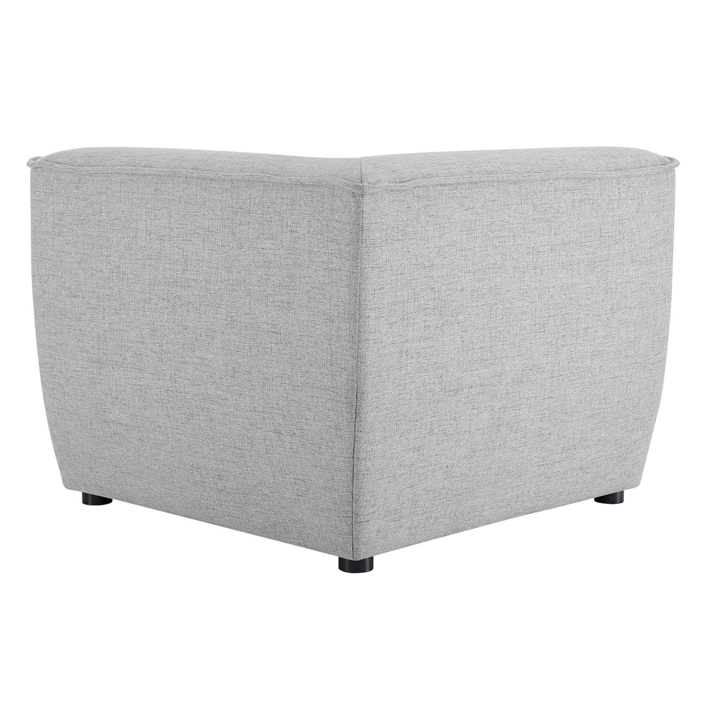 Modway Outlet Comprise Corner Sectional Sofa Chair by Modway  Living Room Furniture Light Gray - EEI-4417-LGR