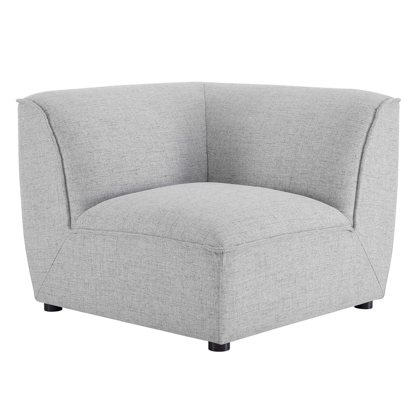 Modway Outlet Comprise Corner Sectional Sofa Chair by Modway  Living Room Furniture Light Gray - EEI-4417-LGR
