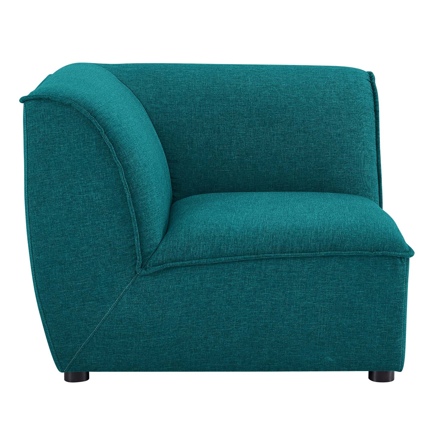 Modway Outlet Comprise Corner Sectional Sofa Chair by Modway  Living Room Furniture Teal - EEI-4417-TEA