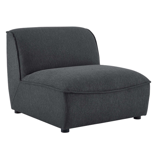 Modway Outlet Comprise Armless Chair by Modway  Living Room Furniture Charcoal - EEI-4418-CHA