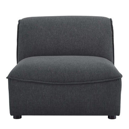 Modway Outlet Comprise Armless Chair by Modway  Living Room Furniture Charcoal - EEI-4418-CHA