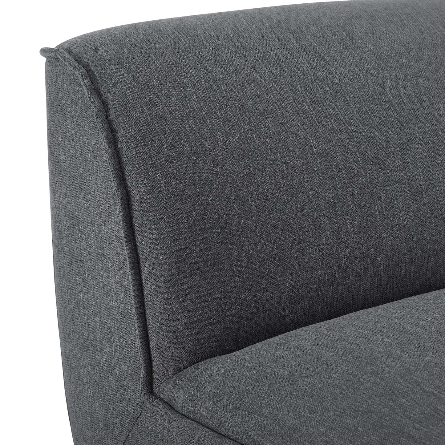 Modway Outlet Comprise Armless Chair by Modway  Living Room Furniture Charcoal - EEI-4418-CHA