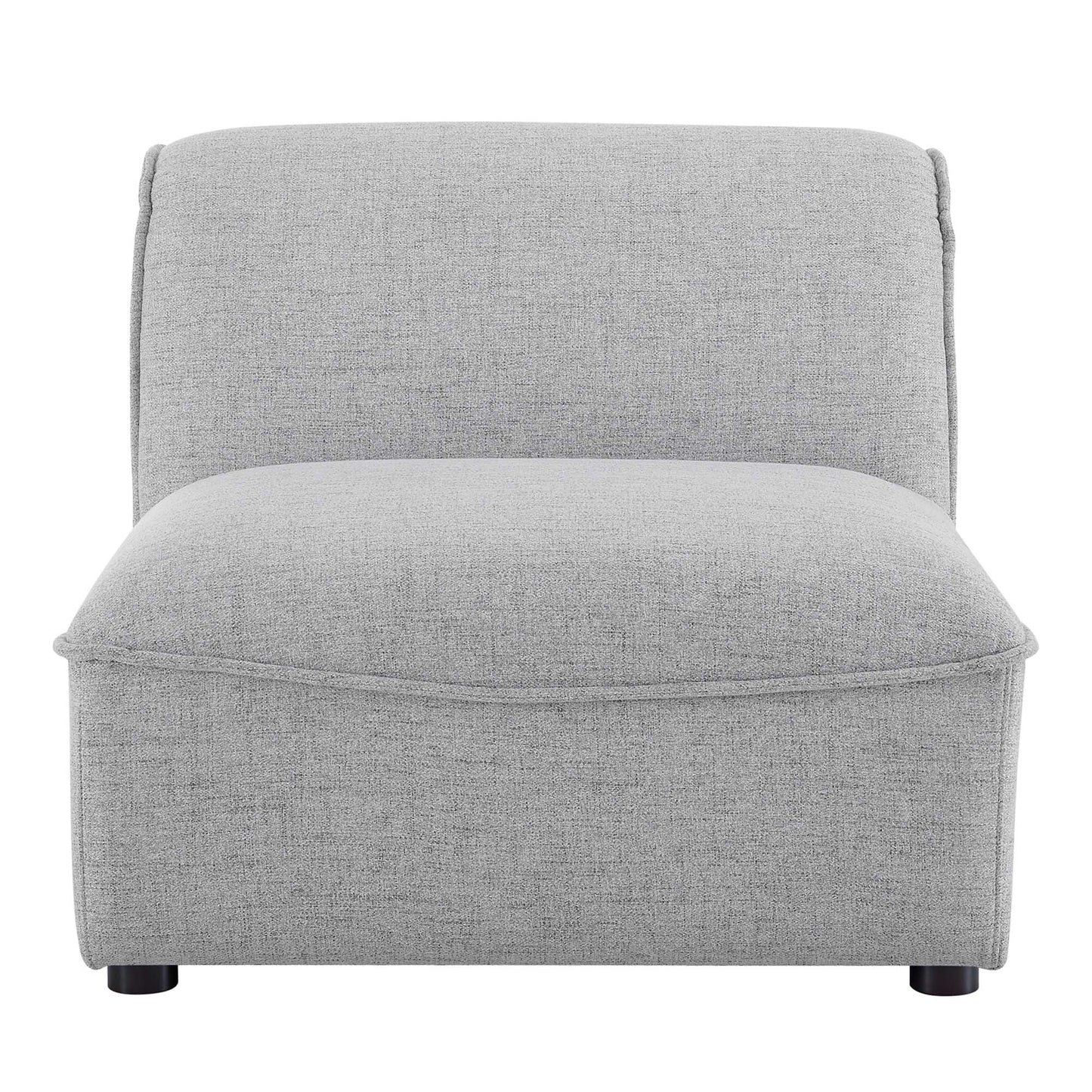 Modway Outlet Comprise Armless Chair by Modway  Living Room Furniture Light Gray - EEI-4418-LGR