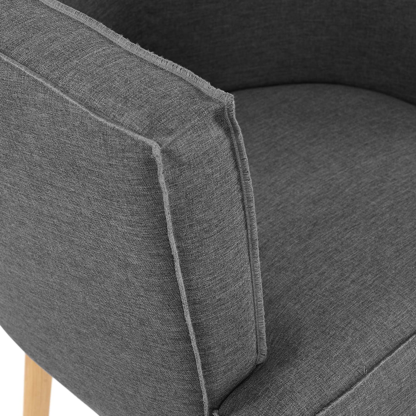 Modway Outlet Anders Upholstered Fabric Accent Chair Set of 2 by Modway  Living Room Furniture Gray - EEI-4424-GRY