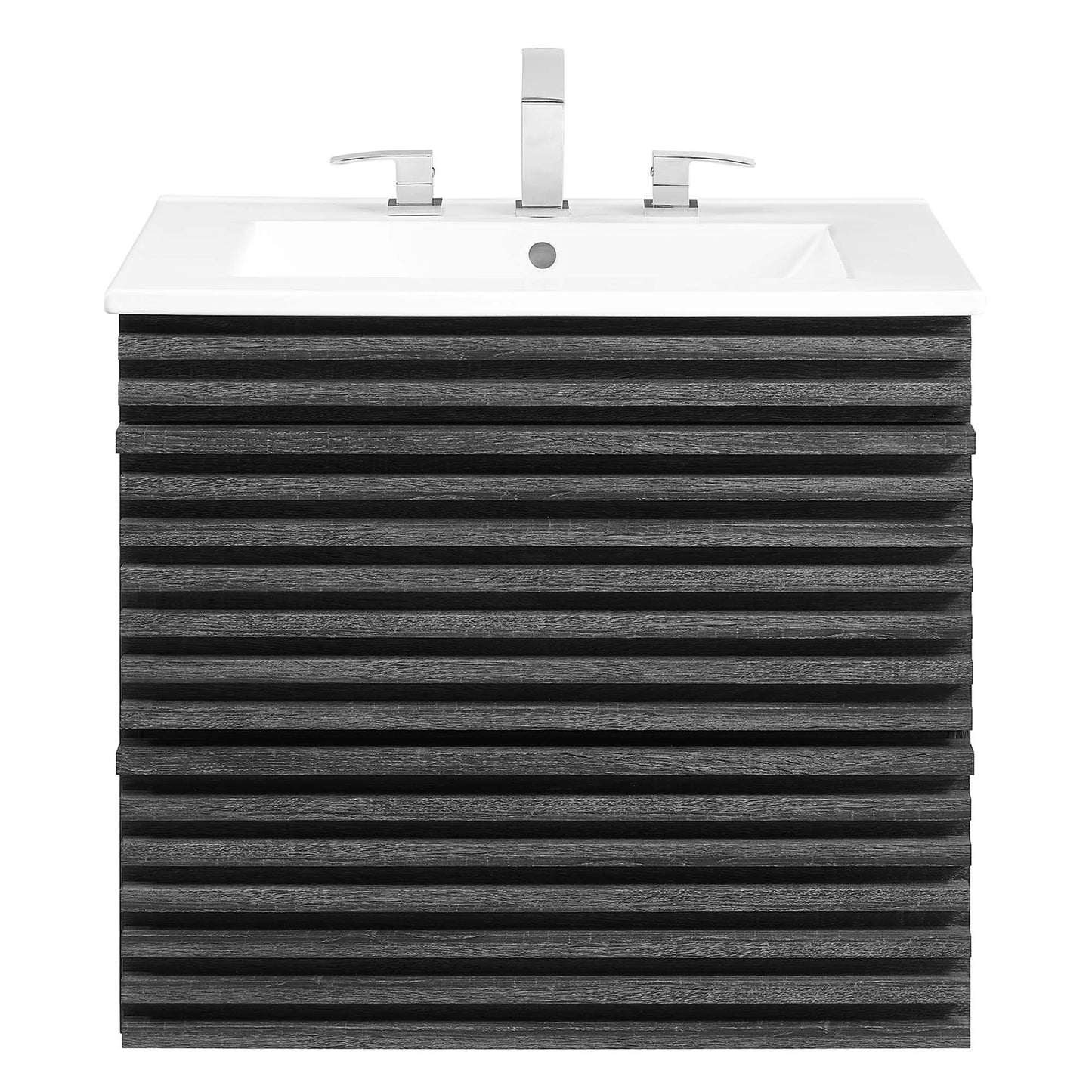 Modway - Render 24" Wall-Mount Bathroom Vanity by Modway  Bathroom Vanities White - EEI-4433-CHA-WHI