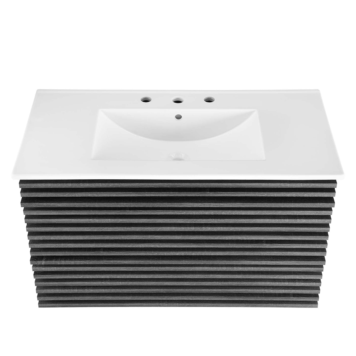 Modway - Render 36" Wall-Mount Bathroom Vanity by Modway  Bathroom Vanities White - EEI-4436-CHA-WHI