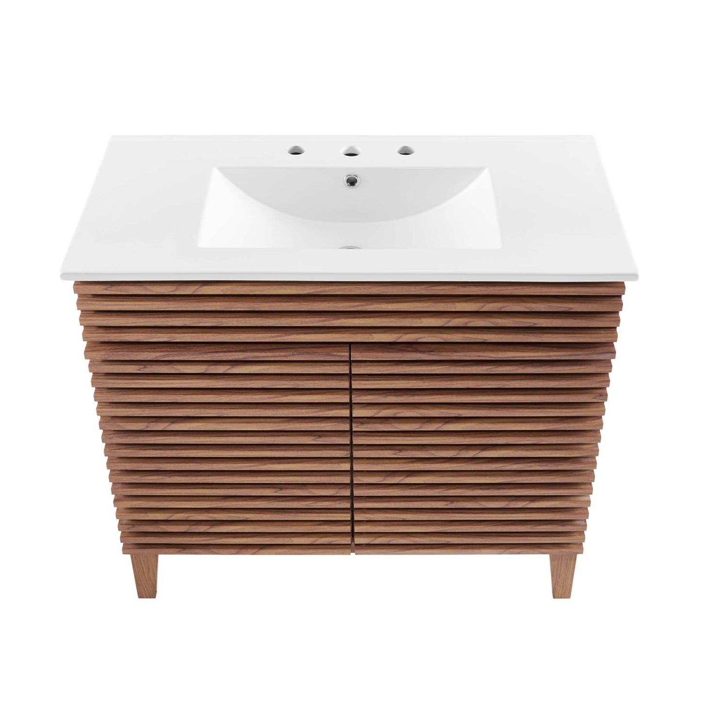Modway - Render 36" Bathroom Vanity by Modway  Bathroom Vanities White - EEI-4437-WAL-WHI